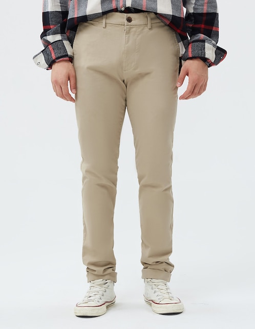 PANTALON GAP 500360 LISO, 32-32, KHAKI