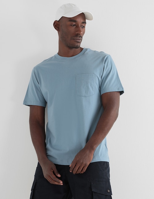 Playera cuello redondo para hombre