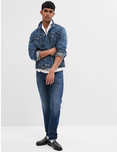 GAP Jeans slim lavado stone wash para hombre