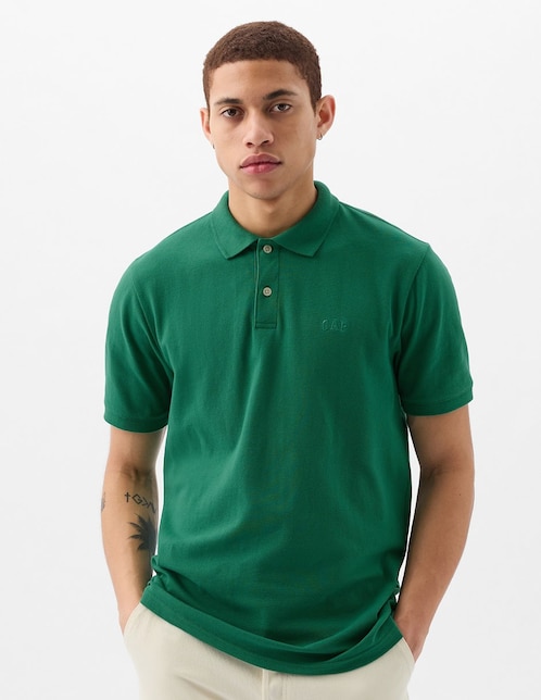 Playera tipo polo para hombre