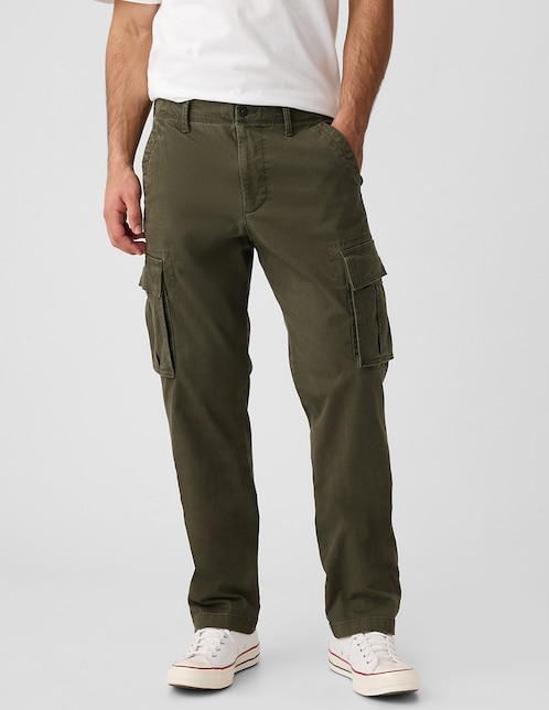 PANTALON GAP 56637, 34-30, VERDE OLIVO