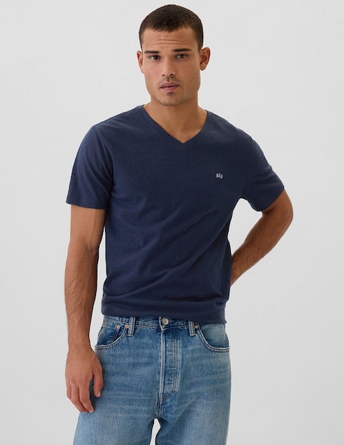 PLAYERA GAP 502020 LOGO C/V, CH, AZUL M