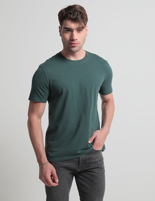 Playera cuello redondo para hombre 1