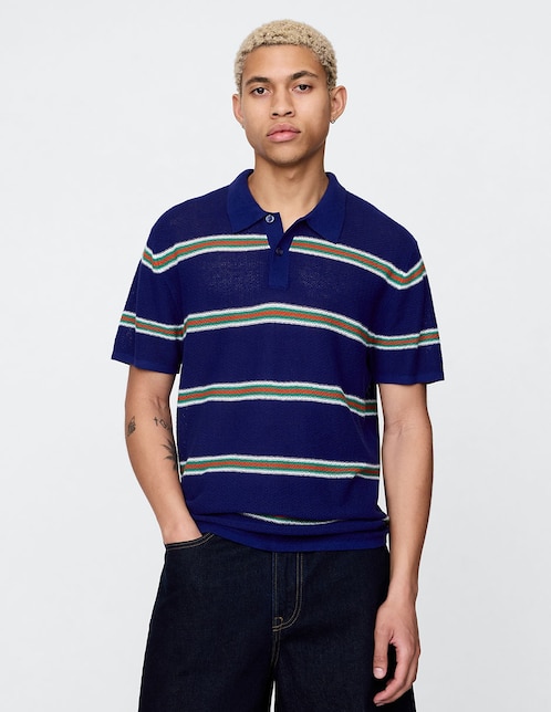 Playera tipo polo para hombre