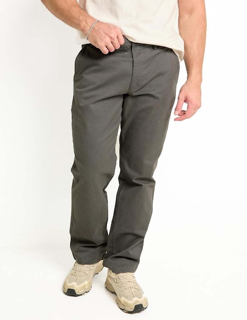 Pantalón recto de algodón para hombre 1