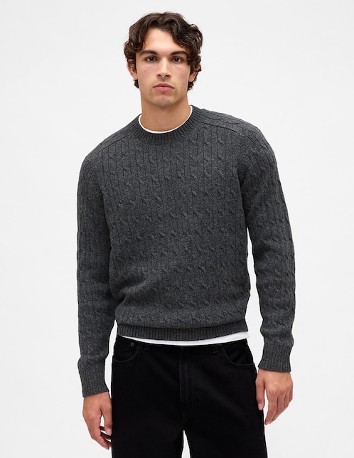SUETER GAP 807068 LISO REDO, 2XG, GRIS