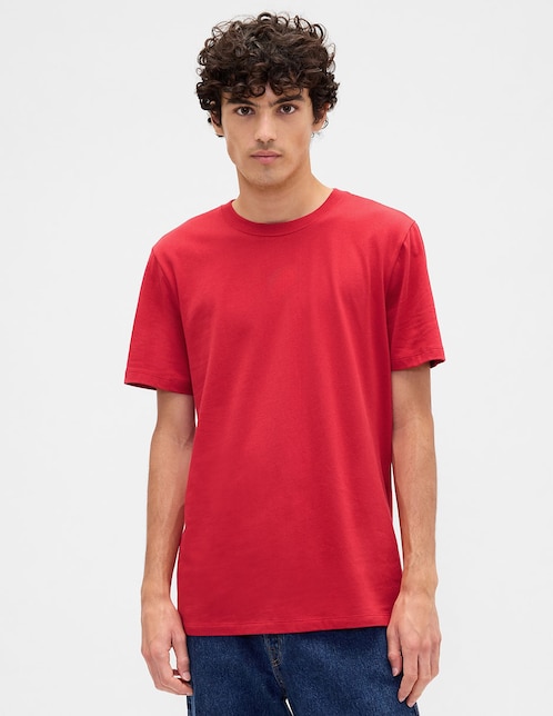 PLAYERA GAP 842063F REDONDO, XCH, ROJO