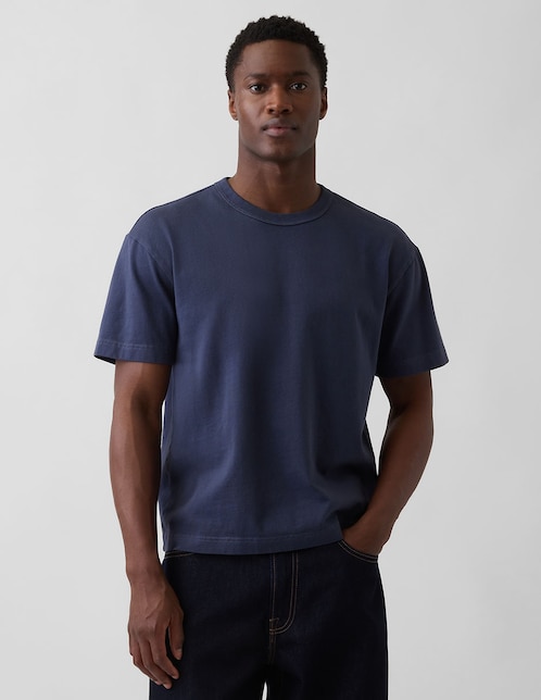 PLAYERA GAP 715775A, XCH, AZUL MARINO