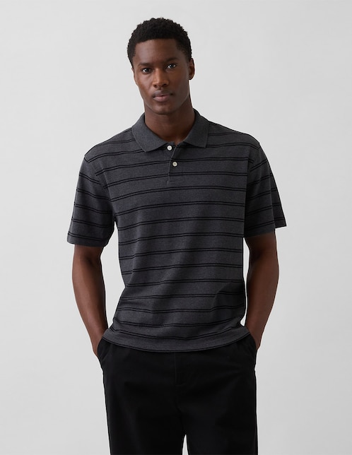 PLAYERA POLO GAP 888869A A, 2XG, NEGRO