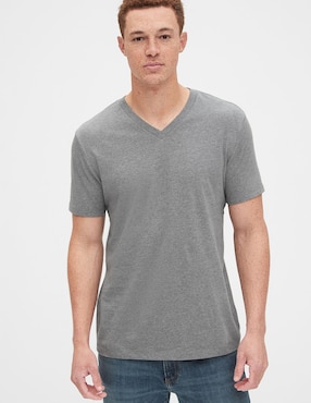 Playera Cuello V Para Hombre