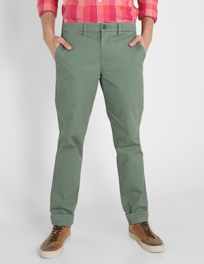 Pantalón Slim De Algodón Para Hombre