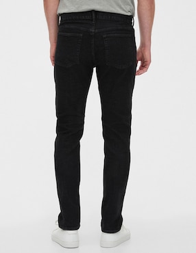 Jeans slim lavado rinse para hombre