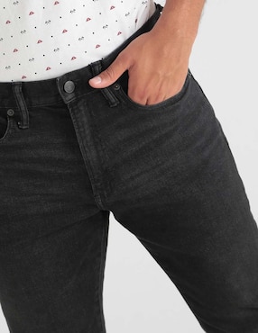Jeans slim lavado rinse para hombre