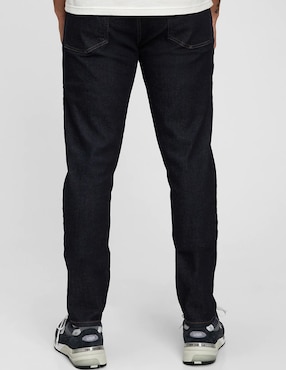Jeans slim lavado obscuro para hombre