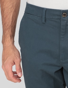 Pantalón chino slim de algodón para hombre