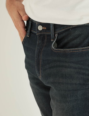 Jeans slim lavado stone wash para hombre