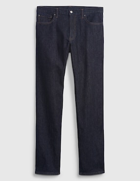 Jeans slim lavado obscuro para hombre