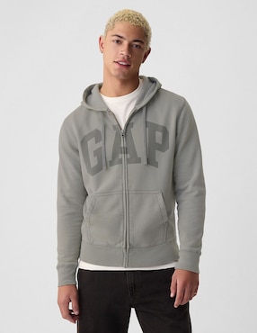 Sudadera gap gris on sale