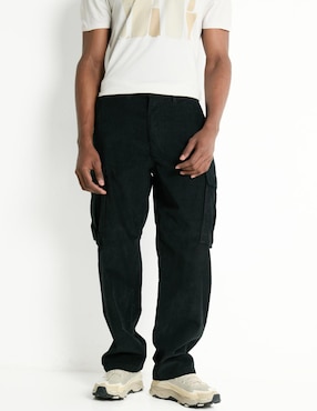 Pantalón Straight De Pana Para Hombre