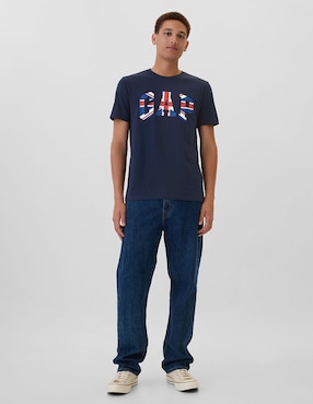 Playera cuello redondo para hombre