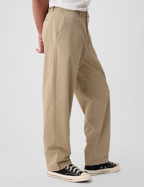 Pantalón relaxed recto de algodón para hombre