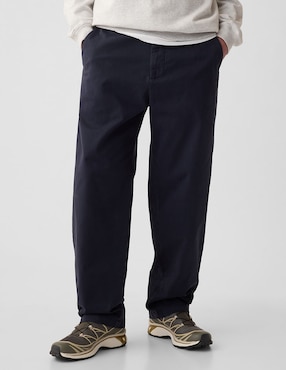 Pantalón relaxed recto de algodón para hombre