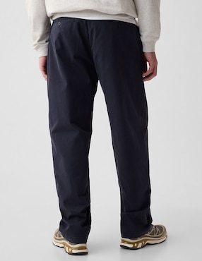 Pantalón relaxed recto de algodón para hombre