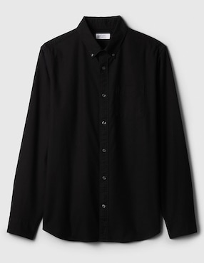 Camisa casual de algodón manga larga para hombre