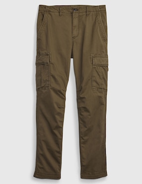 Pantalón cargo slim de algodón para hombre