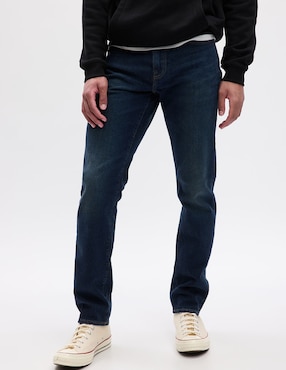 Jeans Straight Para Hombre