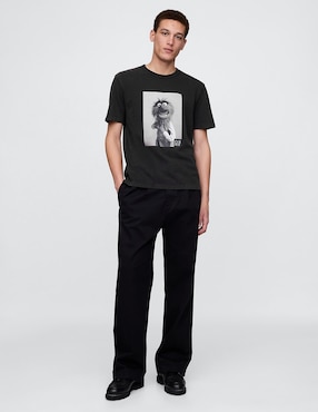 Playera cuello redondo para hombre X MUPPETS