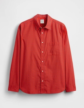 Camisa casual manga larga para hombre