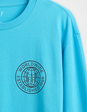 Playera cuello redondo para hombre
