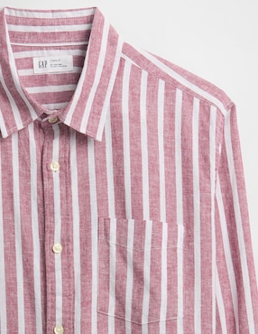 Camisa casual manga larga para hombre