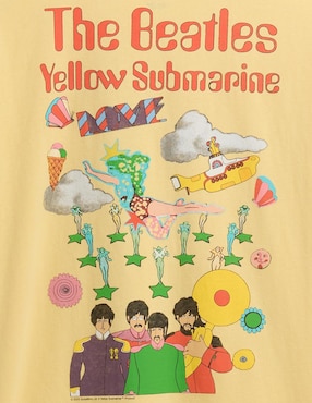 Playera The Beatles cuello redondo para hombre