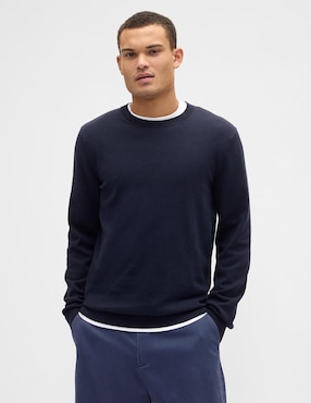 Suéter cuello redondo para hombre