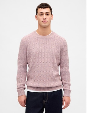 Suéter cuello redondo para hombre