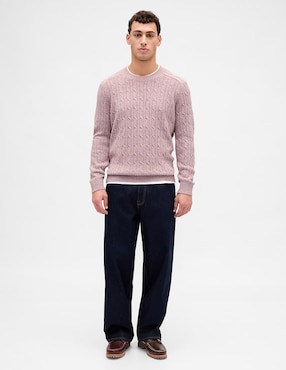 Suéter cuello redondo para hombre