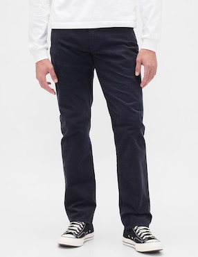 Pantalón relaxed recto de pana para hombre