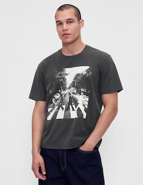 Playera cuello redondo para hombre