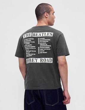 Playera cuello redondo para hombre