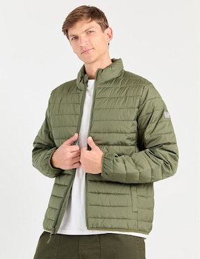 Chamarra acolchada capitonada para hombre