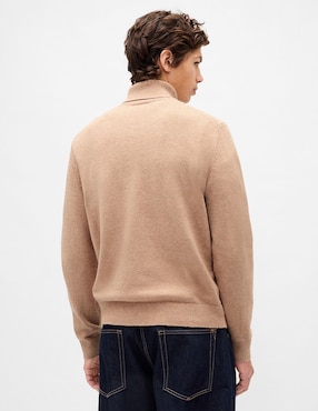Suéter cuello tortuga para hombre