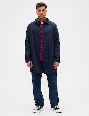 Camisa casual de algodón manga larga para hombre