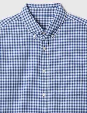 Camisa casual de algodón manga larga para hombre