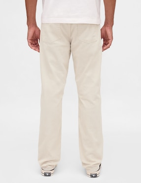 Pantalón straight de algodón para hombre
