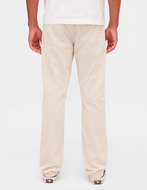 Pantalón straight de algodón para hombre