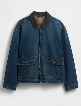 Chamarra denim de mezclilla para hombre