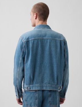 Chamarra casual con bolsillos para hombre