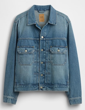 Chamarra casual con bolsillos para hombre
